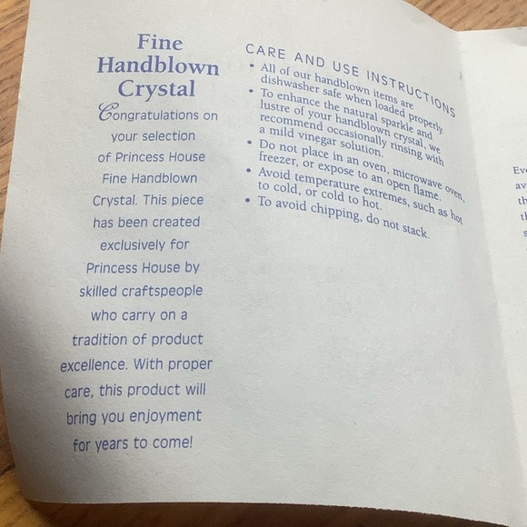 Vintage Princess House Pair of Hand Blown Crystal Candlestick Holders - Picture 9 of 9